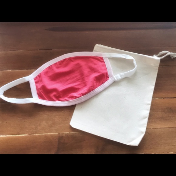 Two Cotton Blend Face Masks in Reusable Muslin Bag - Picture 4 of 8